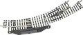 Produktbild: Fleischmann 22273 N Gleis (ohne Bettung) Bogenweiche, elektrisch, links 42° 194.6 mm, 228.2mm 1St.