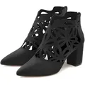 Produktbild: LASCANA Ankle Boot, Stiefelette, Stiefel, High-Heel-Stiefelette mit eleganter Spitze und Blockabsatz schwarz 41