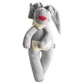Produktbild: HABA Baby Schnullerhase Ruhige Nächte Dank Schnullerhalter 37 cm, Grau Herrlich weich zum Kuscheln Tolles Geschenk zur Geburt Ab 0 Monaten 1031269003