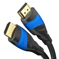 Produktbild: KabelDirekt – 8K & 4K HDMI Kabel – 3m – Entwickelt in Deutschland – Für jedes HDMI-Kabel Setup (10K, 8K@60Hz & 4K@120Hz, High Speed HDMI mit Ethernet, Blu-ray, PS5, Xbox Series, Switch)