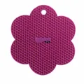 Produktbild: KOCHBLUME Waben-Untersetzer Blume LILA Silikon Topflappen