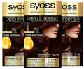 Produktbild: (5,98€/E)Syoss Oleo Intense Öl-Coloration 3-22 Bordeaux Rot Stufe 3 (3 x 115 ml)