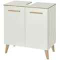 Produktbild: calmo2go Waschbeckenunterschrank   ¦ weiß ¦ Maße (cm): B: 60 H: 53 T: 33.0