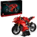 Produktbild: LEGO Technic Ducati Panigale V4 S Motorrad, baubares Motorradmodell, Bausets für Erwachsene, Männer und Frauen, ab 18 Jahren, Geschenkidee für F... - Bronze