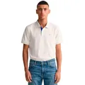 Produktbild: Gant Herren Reg Contrast Pique Rugger Polohemd, Eggshell, L EU
