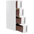 Produktbild: SONGMICS Nischenwagen weiß, braun 17,0 x 45,0 x 83,0 cm