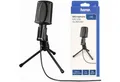 Produktbild: Hama Streaming-Mikrofon Mic Allround USB Tisch-Mikrofon Hand-Mikrofon (Set), Allround Mikrofon mit Standfuß Ständer Mikro Stativ PC Notebook