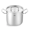 Produktbild: Fissler Original-Profi Collection/hoher Edelstahl-Kochtopf (Ø 20 cm, 5,2 L) Töpfe inkl. Metall-Deckel, Innen-Skalierung – Induktion, Made in Germany