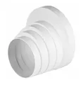 Produktbild: Reduzierverbinder Reduzierstück Reduktion Ø 100 - 150 mm Weiß Mehrstufiges PVC