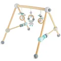Produktbild: BIECO Spieltrapez | Spielbogen Baby Holz mit Figuren & Kugeln | Spielebogen Holz Baby | Spieltrapez Holz | Baby Mobile Holz | Activity Center Baby Gym | Holzspielzeug Baby | Baby Spielzeug
