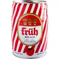 Produktbild: Früh Kölsch 5 Liter Bierfass mit Zapfhahn, Pfandfrei 4,8% Vol