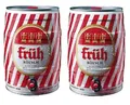 Produktbild: 2 große Dosen a 5 Liter Früh Kölsch Bier Frühkölsch Fass Dose Orginal 4,8% Vol.
