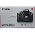 Produktbild: Canon EOS 4000D Spiegelreflexkamera Gehäuse 18 MP 5184 x 3456 Pixel Schwarz - Schwarz
