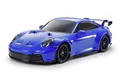 Produktbild: Tamiya 58712 1:10 RC Porsche 911 GT3 (992) TT-02 - ferngesteuertes Auto, Fahrzeug, Modellbau, Zusammenbauen, Hobby, RC Bausatz, unlackiert, Dark Gun Metal