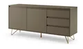 Produktbild: SalesFever Sideboard mit 2 Türen und 3 Schubladen - Grau - 393000