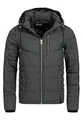 Produktbild: Indicode Herren Circus Steppjacke in Daunenjacken-Optik | Winterjacke Übergangsjacke Black, XXL