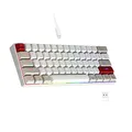 Produktbild: Newmen GM610 Gaming Tastatur Kabellos,60% Prozent Mechanische Tastatur Bluetooth/2.4Ghz/Mit Kabel,61 Tasten RGB Beleuchtung Hot Swap Anti Ghosting TKL Mini QWERTY Keyboard für PC/Win/Mac,Blue Switches