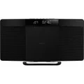Produktbild: PEAQ PMS 220 SLIM Micro Hifi System mit DAB+/FM Tuner Hifi-Anlage Schwarz