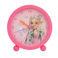 Produktbild: Depesche 14147 TOPModel - Wekker in roze voor kinderen, met modelmotief, stille
