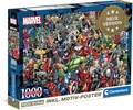 Produktbild: Clementoni Marvel-Universe-Impossible Puzzle - 1000 Teile Puzzle mit Poster & Aufsteller für Erwachsene und Kinder ab 14 Jahren, 39709