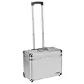 Produktbild: Business Trolley Pilotenkoffer Laptopfach TSA Schlösser Aluminium Oberfläche Silber