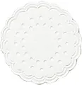 Produktbild: Tassenuntersetzer - Ø 7,5 cm, weiß, 25 Stück