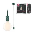 Produktbild: Paulmann 78433 Pendelleuchte Neordic Pendelleuchte Tilla ohne Leuchtmittel max. 60 Watt Hängeleuchte Grün Metall E27