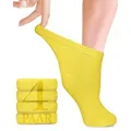 Produktbild: Fiera Besa Diabetikersocken Diabetiker Socken Damen mit Lycra, 4 Paar, Knöchelhoch gelb 35-38