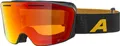 Produktbild: ALPINA NENDAZ Q-LITE - verspiegelte, kontrastverstärkende OTG Skibrille mit 100% UV-Schutz für Erwachsene - black-yellow matt - one size