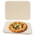Produktbild: Feel2Home Pizzastein Pizzastein Brotbackstein Steinofen Cordierit 30x38 cm Beige Gasgrill, Cordierit, (Premium-Pizzastein), Geruchlos nicht verformend