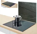 Produktbild: Zeller Present Herdblende-/Abdeckplatte Schiefer, (1 tlg), Silikonfüßen