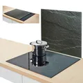 Produktbild: zeller Herdblende SCHIEFER BT 50x56 cm braun Herdschutz