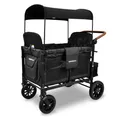 Produktbild: Wonderfold Bollerwagen Kinderwagen Premium Quad Volcano Black schwarz NEU