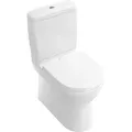 Produktbild: Tiefspül-WC-Kombi O.novo 360x640x400mm Oval bodenstehend Abgang waagerecht Weiß Alpin CeramicPlus - Villeroy&boch