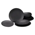 Produktbild: CreaTable 23211 Tafelservice Elements Collection Vesuvio Black für 4 Personen, S