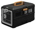 Produktbild: Iris Ohyama, Kiste, Käfig, Transportbox für Hund, Katze, 2 Türen, L55 x T31.5 x H36.4 cm, FC-550, Schwarz