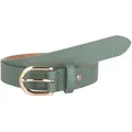 Produktbild: MIRROSI Ledergürtel Damen Herren Gürtel, Made in Italy, 3cm breit (Passt fast zu jeder Hosenschlaufe, aus Echtem Leder) grün 95cm