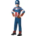 Produktbild: Rubies Kostüm Captain America 116cm 5-6 Jahre mit Stoff Maske (M) (RU640832-M)