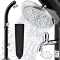 Produktbild: MONZANA® Solardusche 20 Liter mit Schutzhaube Duschkopf 360° Schwenkbar max. 60°C Fußdusche Gartenschlauch Anschluss Pooldusche Gartendusche Camping