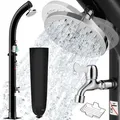 Produktbild: Monzana® Solardusche 20 Liter 360° Duschkopf Max. 60°c Fußdusche Thermometer Seifenablage Abdeckung Schlauchanschluss Pooldusche Gartendusche Camping