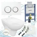 Produktbild: Geberit Duofix Vorwandelement Omega 82 cm Design wc + WC-Sitz Komplettset