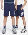 Produktbild: Nike Club French Terry Unisex Sport-Shorts Midnight Navy/Weiß 80% Baumwolle