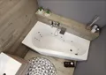 Produktbild: RIHO Delta Eck-Badewanne, Version rechts, mit Flow-System, 1-Sitzer, weiß,