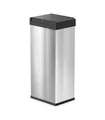 Produktbild: Hailo Big-Box Swing XL Mülleimer - 1 x 52 Liter - selbstschließender Schwingdeckel aus Edelstahl - Müllbeutel-Klemmrahmen - Mülleimer Küche rechteckig - Abfalleimer  Germany - Edelstahl