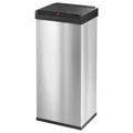 Produktbild: Hailo Big Box Swing XL Großraummüllbox, 52 Liter, Mülleimer mit selbstschließendem Schwingdeckel, Farbe: Edelstahl 8602110
