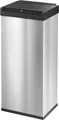Produktbild: Abfallsammler Hailo Big-Box Swing XL, 52 l, rechteckig, Schwingdeckel, Edelstahl 138409