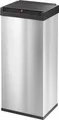Produktbild: Hailo Bix-Box Swing XL 8602110 Mülleimer 52 l Edelstahl (B x H x T) 339 x 763 x 260 mm Silber, Schwarz Selbstschließender Schwingdeckel 1 St.
