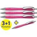Produktbild: Schneider Kugelschreiber Slider Rave XB pink Schreibfarbe blau, 3 St. (Power Pink, 4 x) (132554)