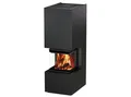 Produktbild: H&M Germany Kaminofen READY Uh 500/500 schwarz STYLE, 11 kW, Zeitbrand