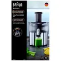 Produktbild: Braun Zentrifugenentsafter SJ700 MultiJuice7 Entsafter Zentrifugalentsafter schwarz/Edelstahl